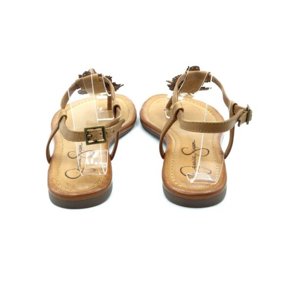 NEW Jessica Simpson Flower Sandals- Tan (Size 7.5) - Picture 5 of 6